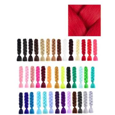 Extensii Colorate pentru Impletituri Rosu Lucy Style 2000 - 1 buc